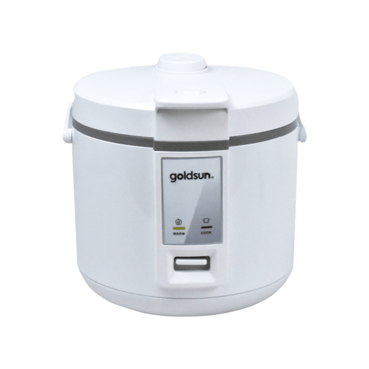 Nồi cơm điện 1.8L GOLDSUN GRC5041 vỏ tôn sơn trắng