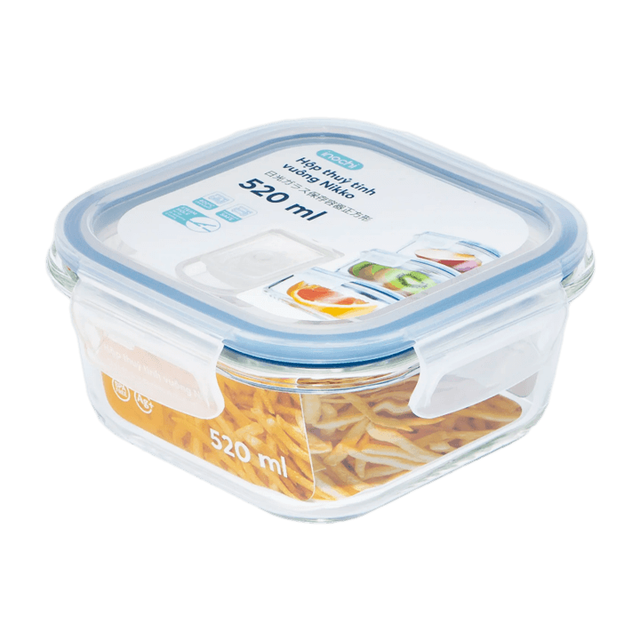 Hộp thuỷ tinh INOCHI TTVU0520ZZ1 vuông Nikko 520 ml