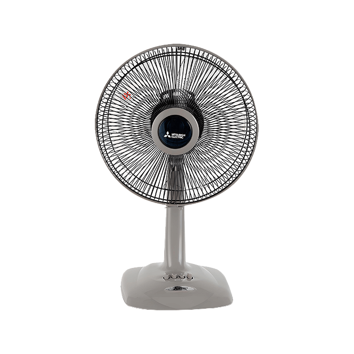 Quạt bàn MITSUBISHI D12-GA SF-GY, cs 37W,3 cánh 30 cm, ghi, xuất xứ Thái Lan