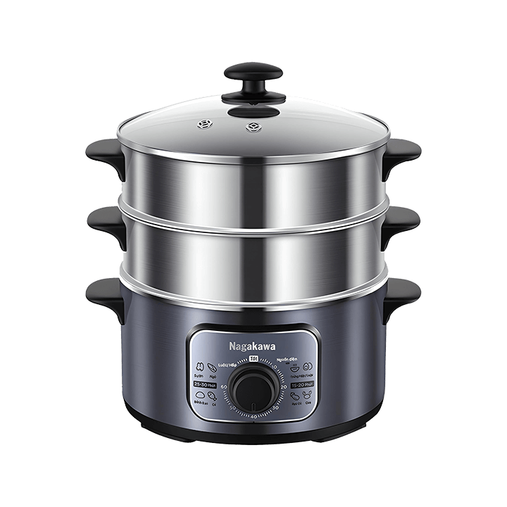 Nồi hấp đa năng NAGAKAWA NAG3310 , 11.8L, 1300w