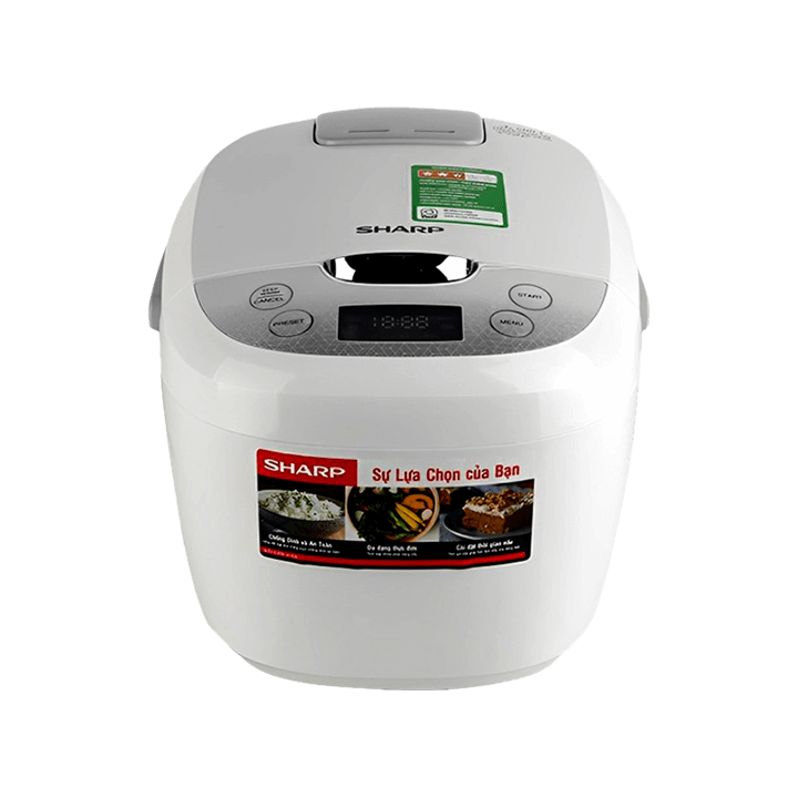 Nồi cơm điện tử 1.8 lít Sharp KS-COM185EV-SL