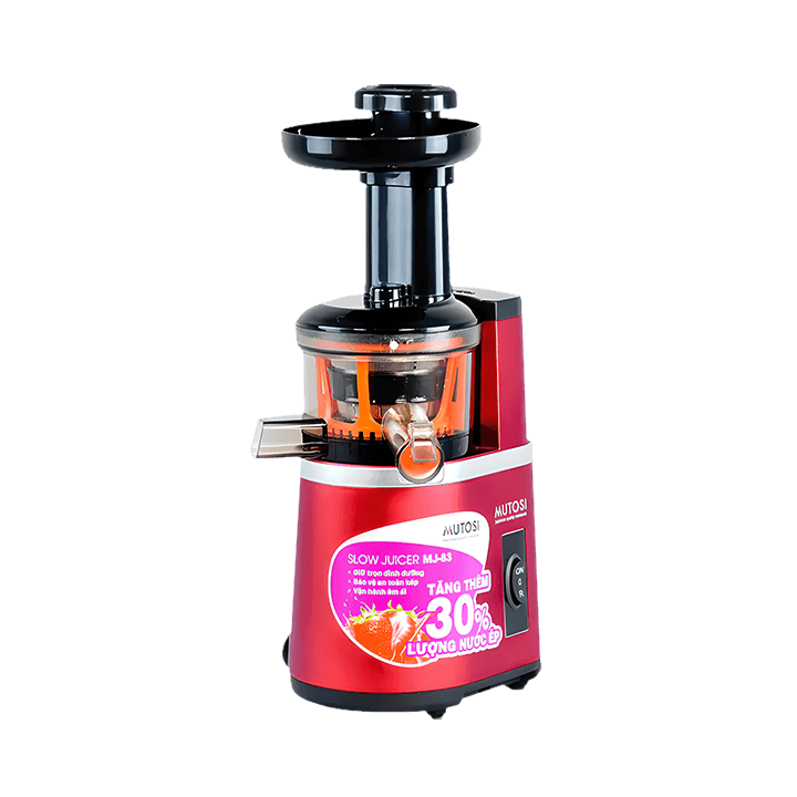 Máy ép chậm MUTOSI 150W MJ-83 màu đỏ