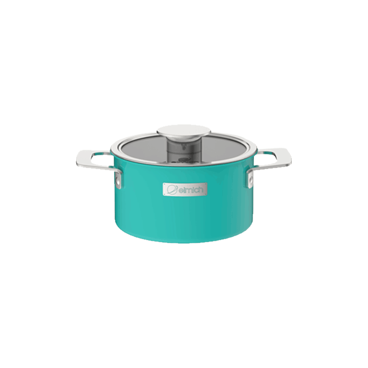 Nồi ELMICH inox liền khối Hera EL-8104 size 26cm, màu xanh