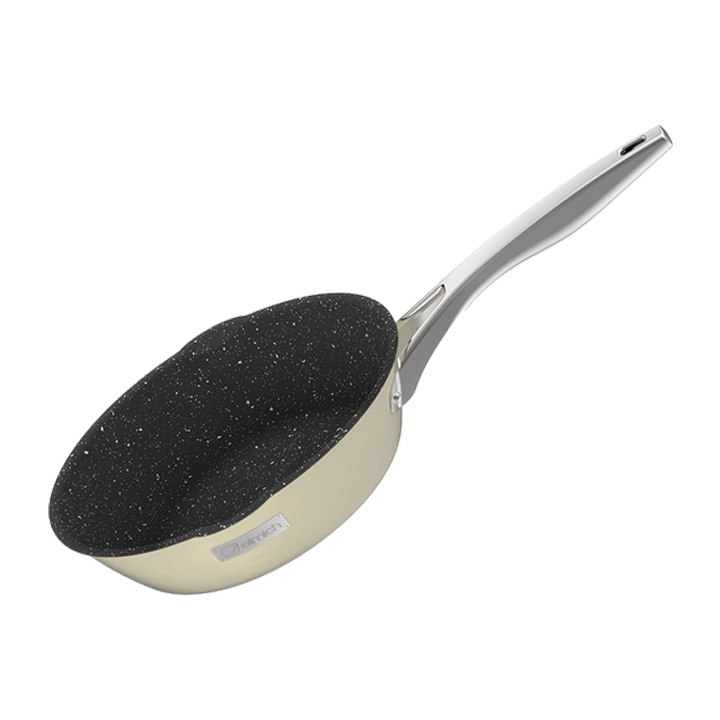 Chảo ELMICH inox liền khối Hera EL-8226 size 24cm, màu vàng
