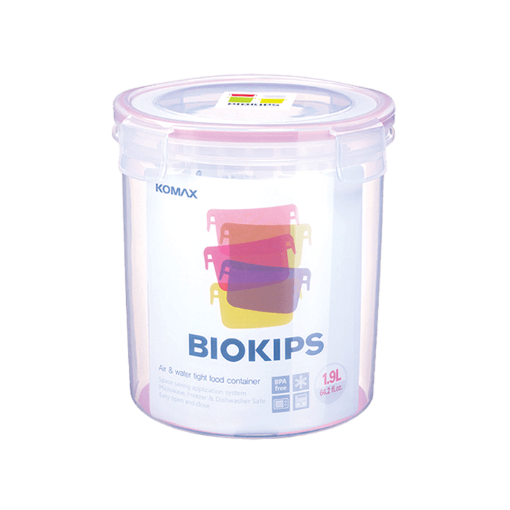 Hộp nhựa tròn Komax Biokips 1.9L - 71533