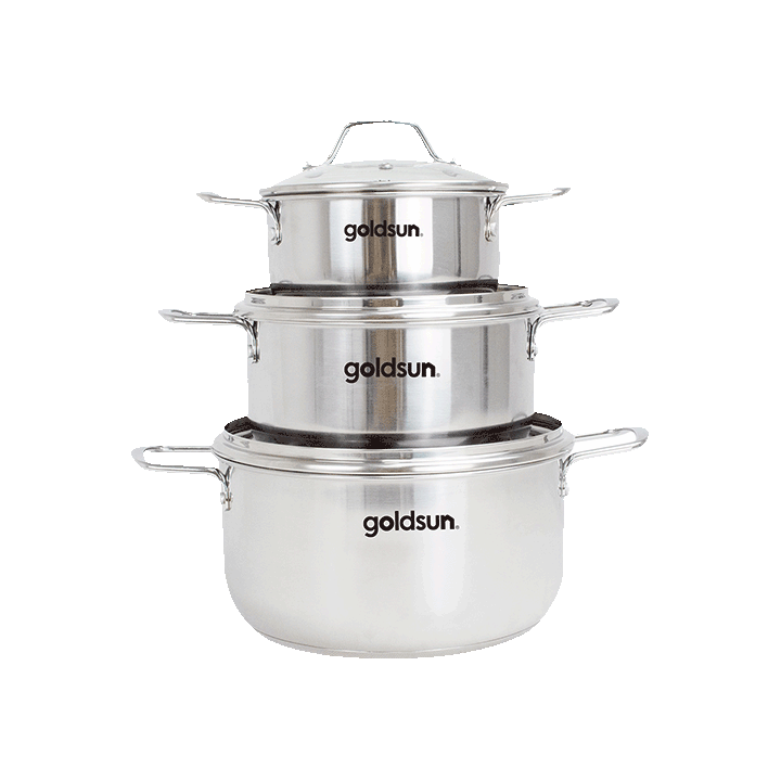 Bộ nồi inox Goldsun GE38-3306SG
