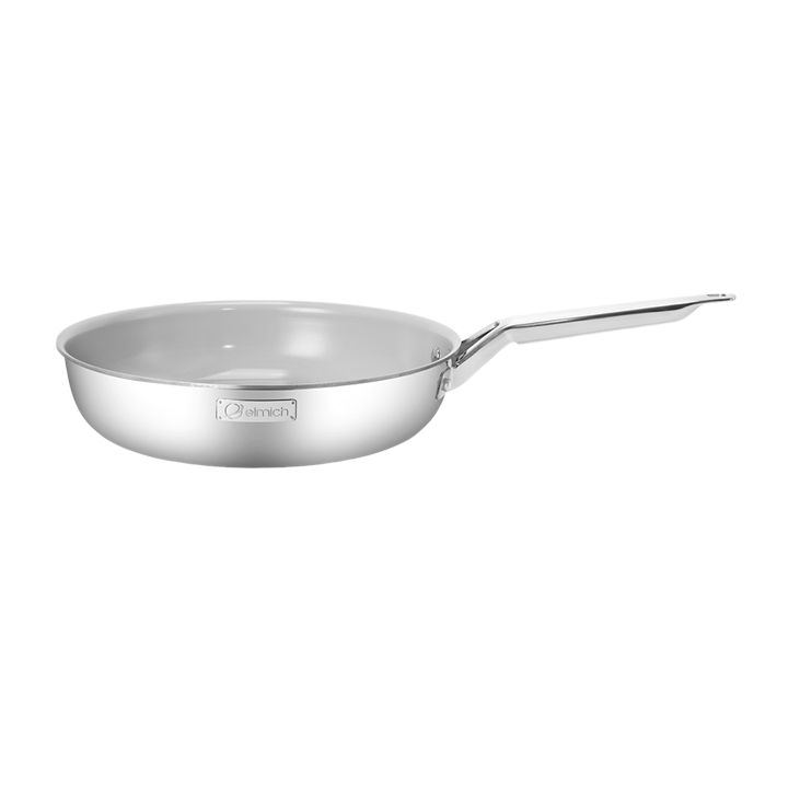 Chảo inox nguyên khối phủ sứ an toàn EL2865CG24 size 24cm