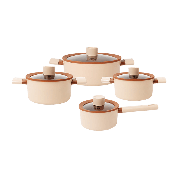 Bộ nồi ELMICH Mocha EL5243MC04 Size 18,20,24, quánh 16cm