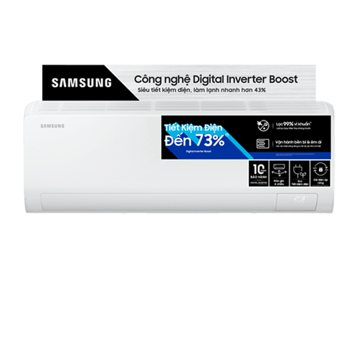 Điều hòa Samsung 1 chiều INVERTER AR10DYHZAWKNSV 9.000 BTU