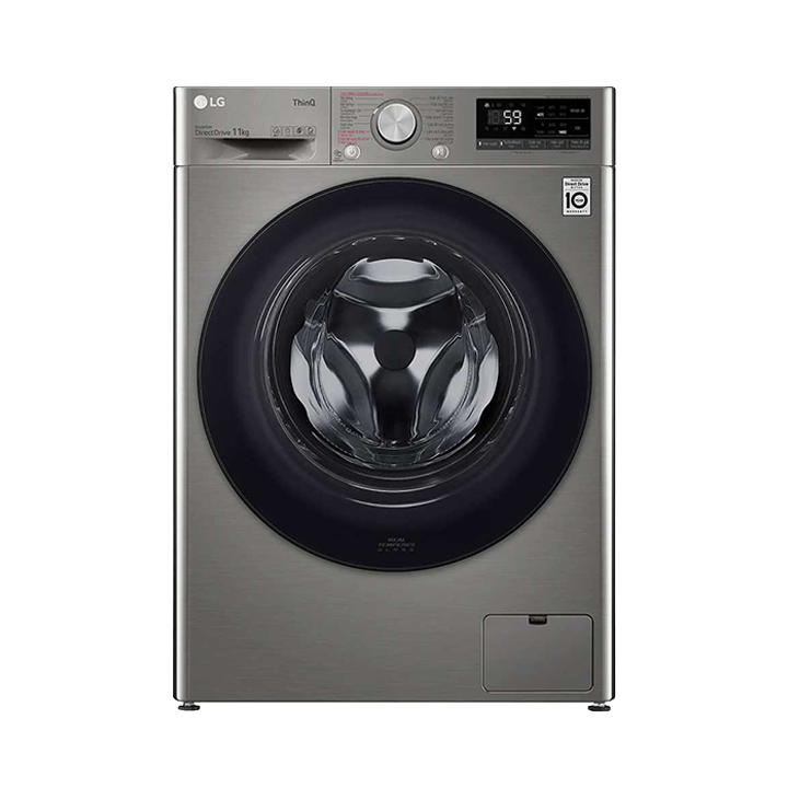 Máy Giặt AI LG FV1411S4P 11kg Màu Xám Bạc