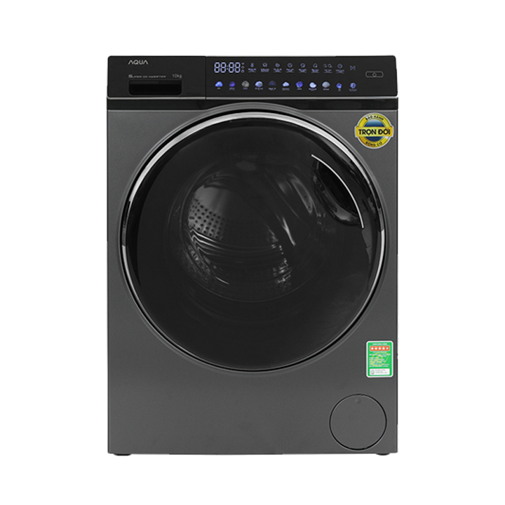 Máy giặt Aqua 10kg DD AI Smart Wash AQD-DDW1000J.BK màu đen 