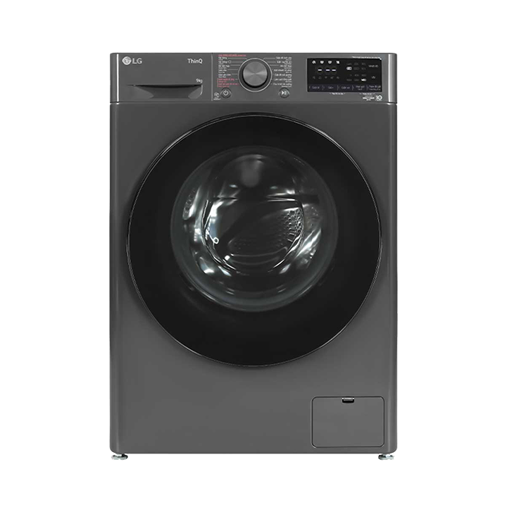 Máy giặt LG FV1409S4M 9.0 kg dẫn động trực tiếp - AI màu xám