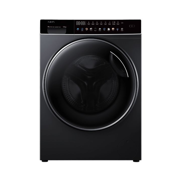 Máy giặt lồng ngang AQUA DD AI Smart Wash 10 kg AQD-DW1000JBK màu đen