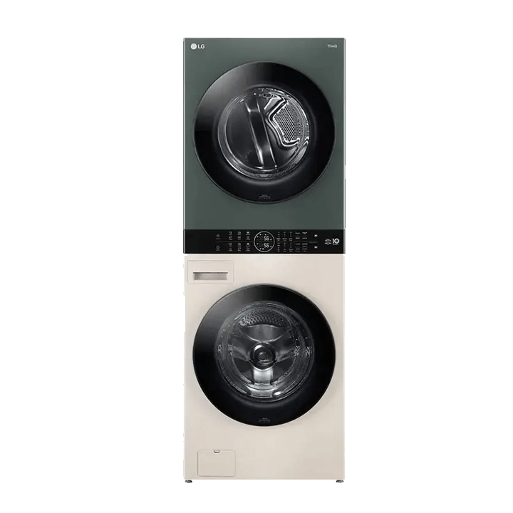 Tháp máy giặt cao cấp LG WashTower 21Kg + sấy 16Kg WT2116SHEG