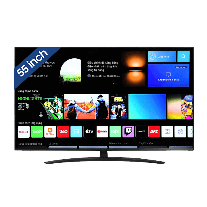 Smart Tivi NanoCell LG 4K 55 inch 55NANO76SQA