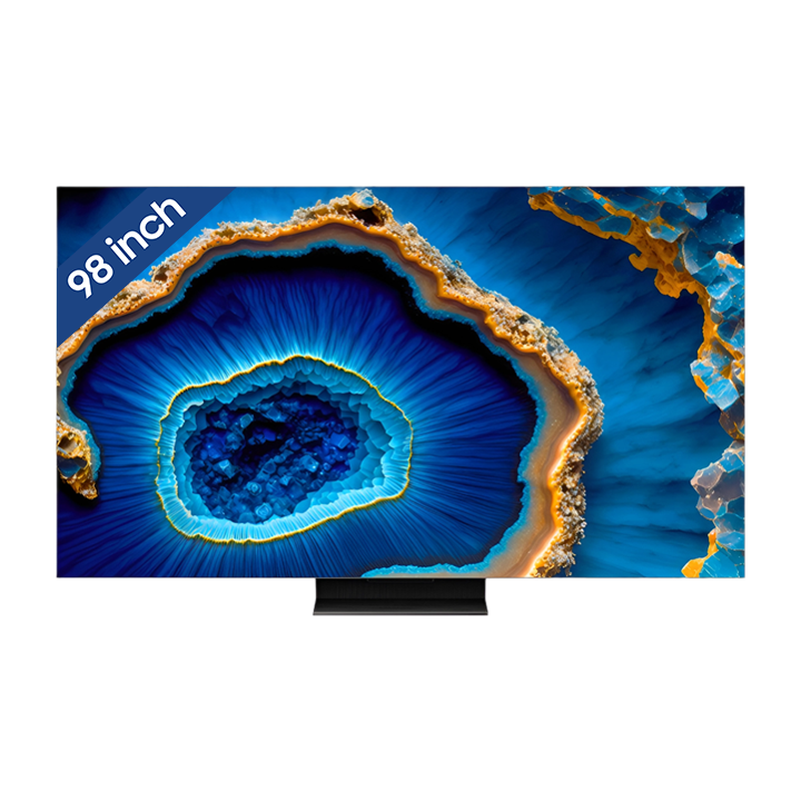 Tivi MINILED QLED TCL 98 inch  4K-Ultra HD Google TV 98C755