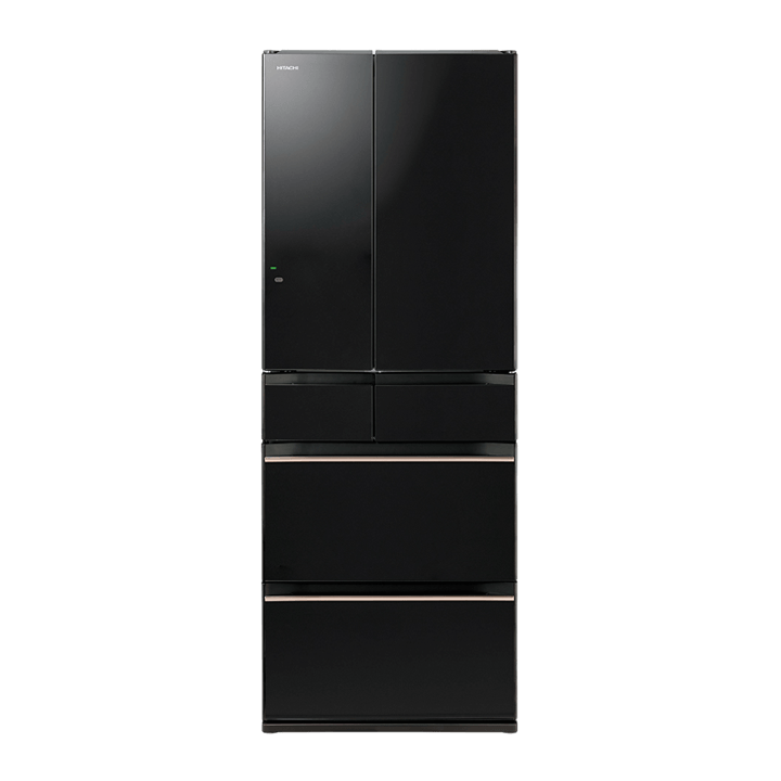 Tủ lạnh Hitachi Inverter 617 lít R-HW620RV XK 6 cửa màu đen