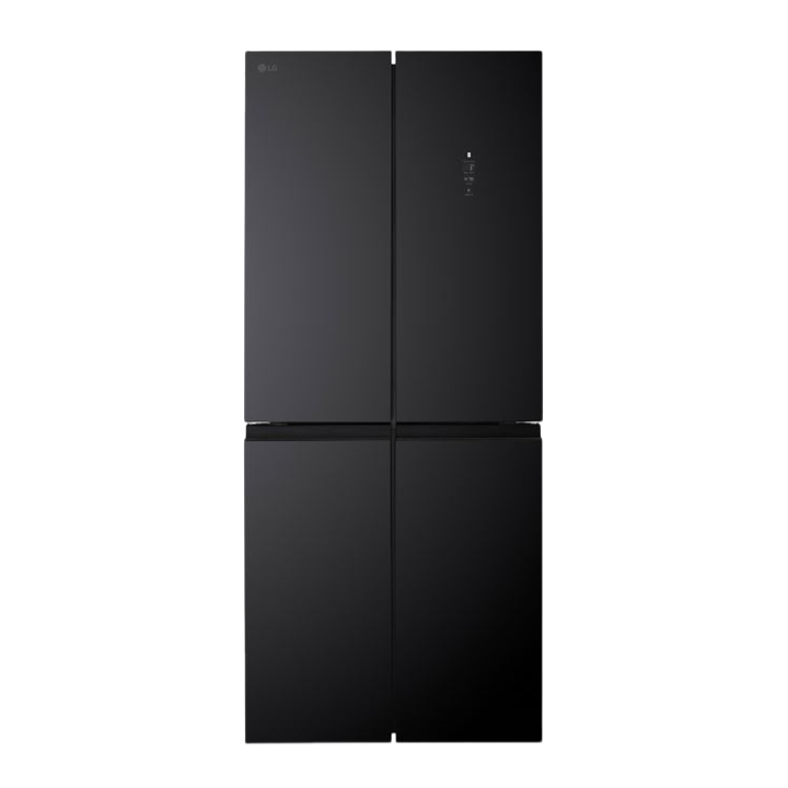 Tủ lạnh LG F40BG, 4 cửa, 400 lít, mặt kính đen