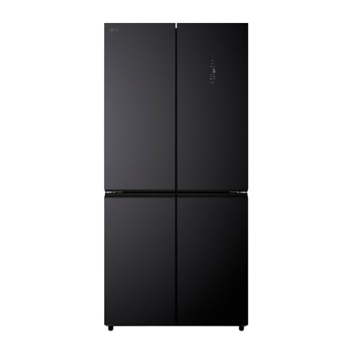 Tủ lạnh LG F50BG, 4 cửa, 502 lít, mặt kính đen