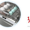 Máy rửa bát Bosch SMS46GI01P Dung Tích Rửa 12 Bộ Châu Âu, Chức Năng Rửa 1/2 Thông Minh  