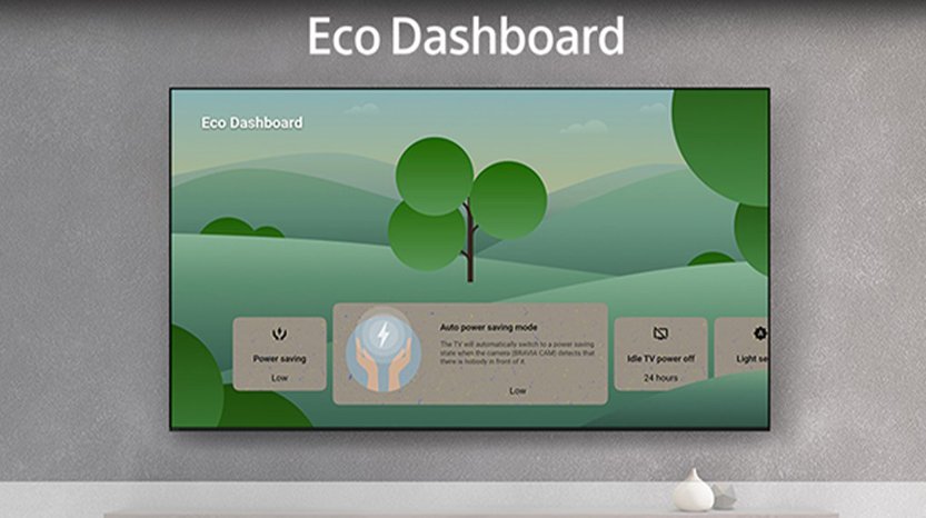 eco dashboard tivi sony 4k 75 inch k 75s30