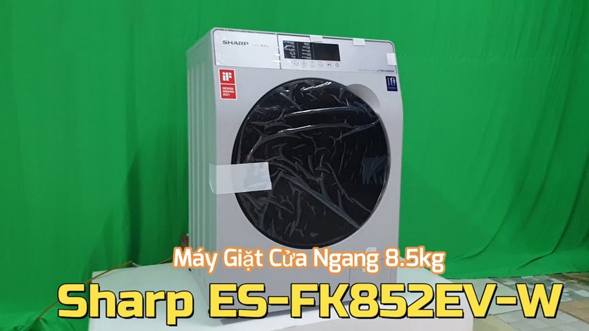 may giat sharp inverter es fk852ev w 8 5 kg 5 1