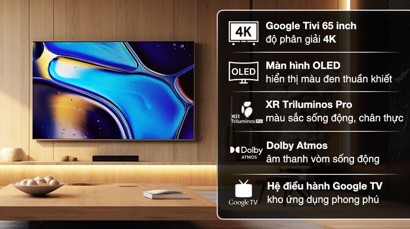 tong quan tivi oled sony 4k 65 inch k