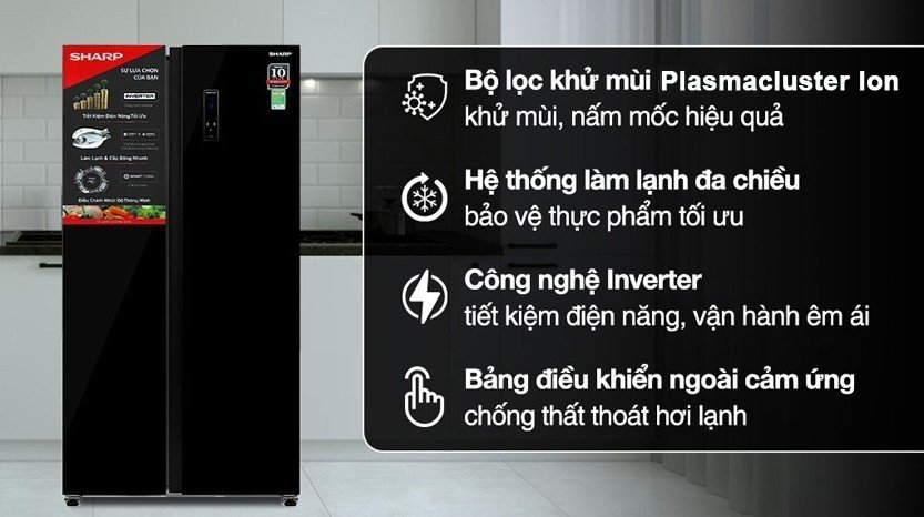 tu lanh sharp inverter 600 lit sj sbxp600vg bk 1