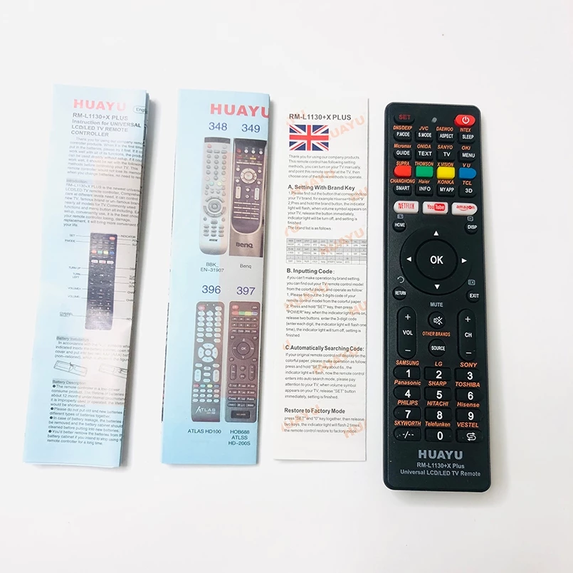Remote TV đa năng - TV thường và TV Smart  